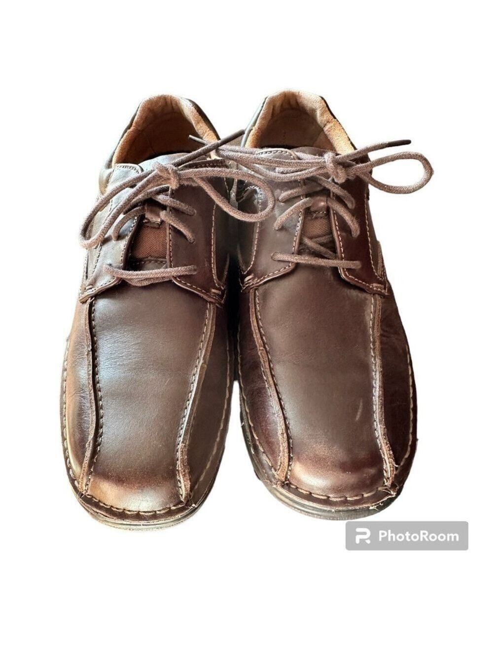 Nunn Bush Lites Mens Brown Princeton Oxford Lightweight Dress Shoes